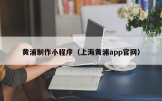 嘉兴黄浦制作小程序（上海黄浦app官网）